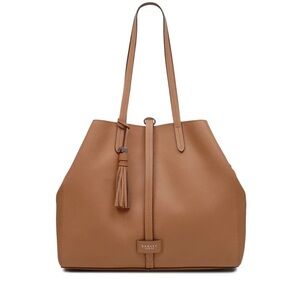 RADLEY LONDON Leather Hart Street Large Open Tote Warm Beige